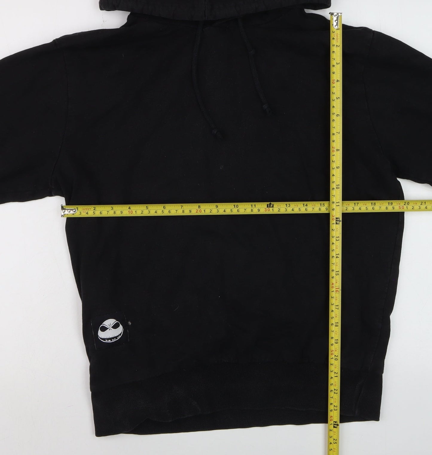 Disney Men's Black Jack Skellington Pullover Hoodie XS