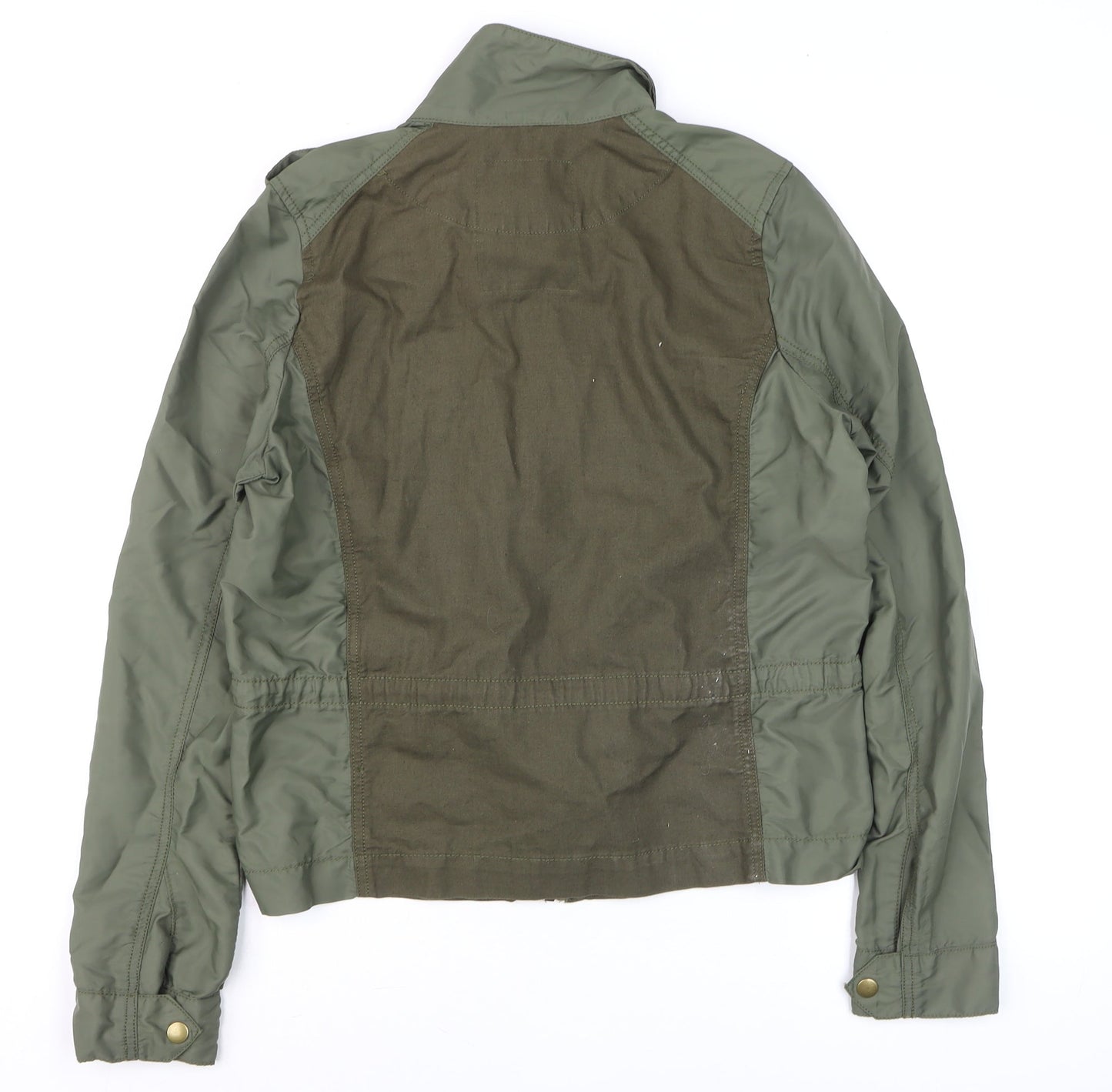 Lucky Brand Men’s Green Military Jacket M Cotton Nylon Twill