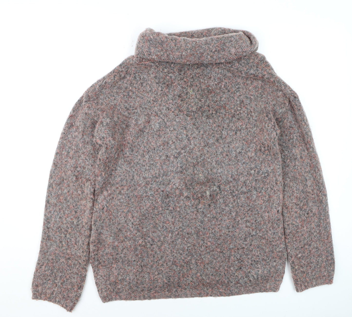 Marks and Spencer Womens Multicoloured M Cowl Neck Chunky Knit Jumper