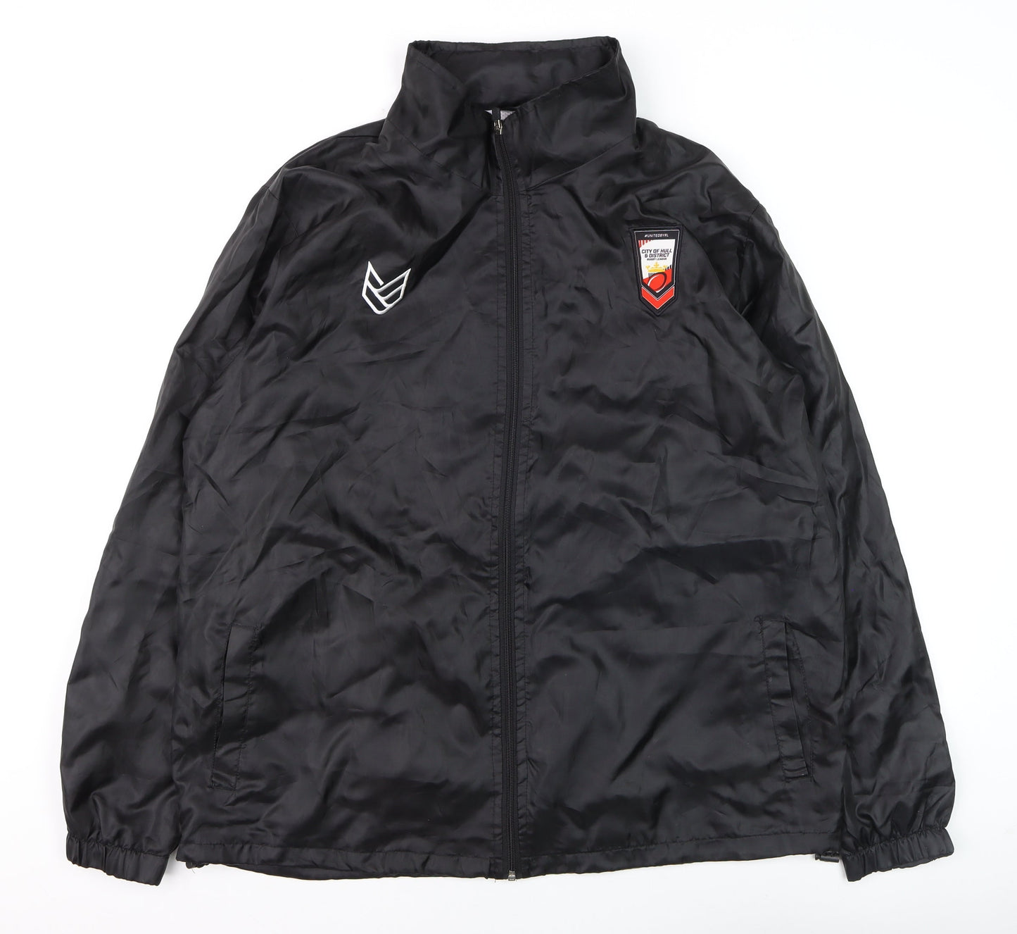 APX Men's Black XL Windbreaker Jacket Lightweight Full Zip Sportswear