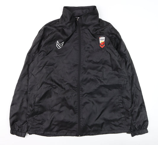 APX Men's Black XL Windbreaker Jacket Lightweight Full Zip Sportswear