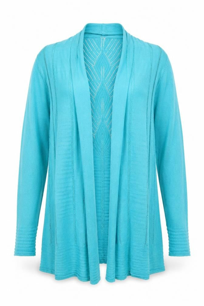Marks & Spencer Women’s Blue Cardigan L Lightweight Knit