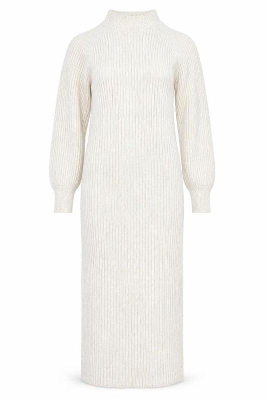River Island Women Beige Knit Bodycon Midi Dress Size 14