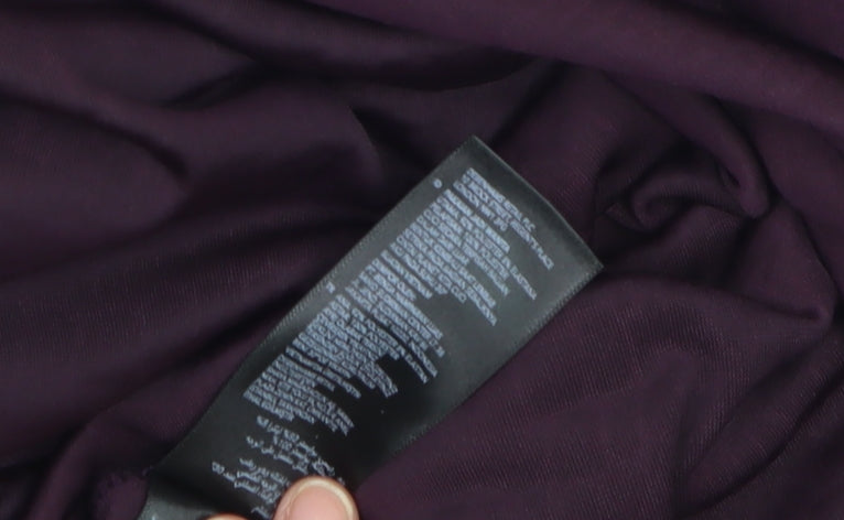 Principles Petite Purple Velvet Wrap Dress Size 6 Women’s Partywear