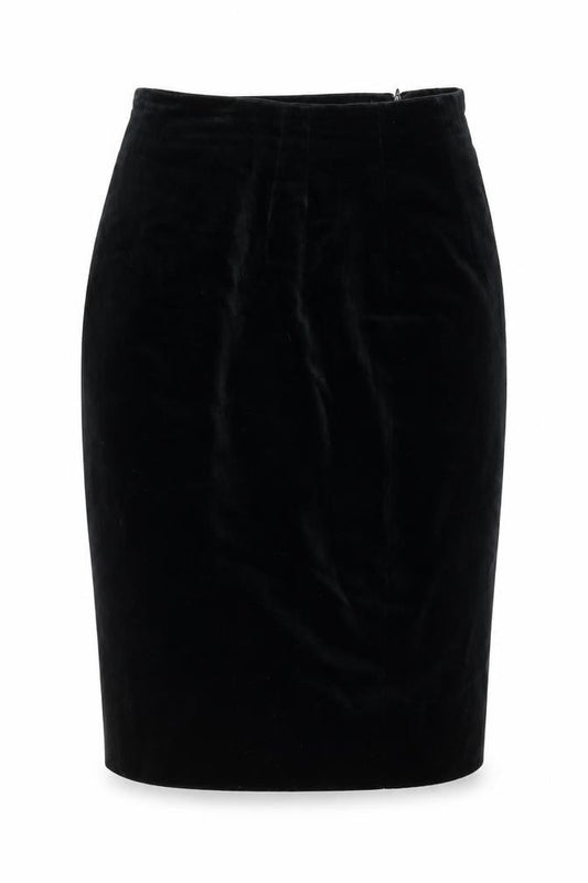 Jones New York Women’s Black Velvet Pencil Skirt Size 12