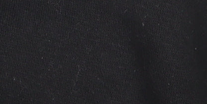 PRETTYLITTLETHING Women's Black Hoodie UK 10 Pullover Cotton Blend