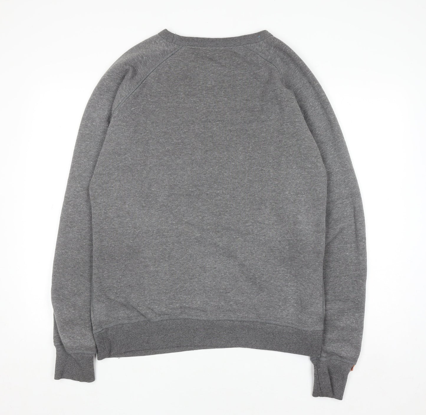 Superdry Mens Grey L Pullover Graphic Logo Sweatshirt