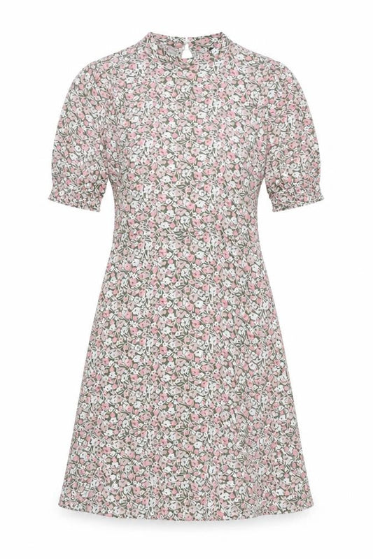 Marks & Spencer Women’s Multicoloured Floral A-Line Knee Length Dress Size 8