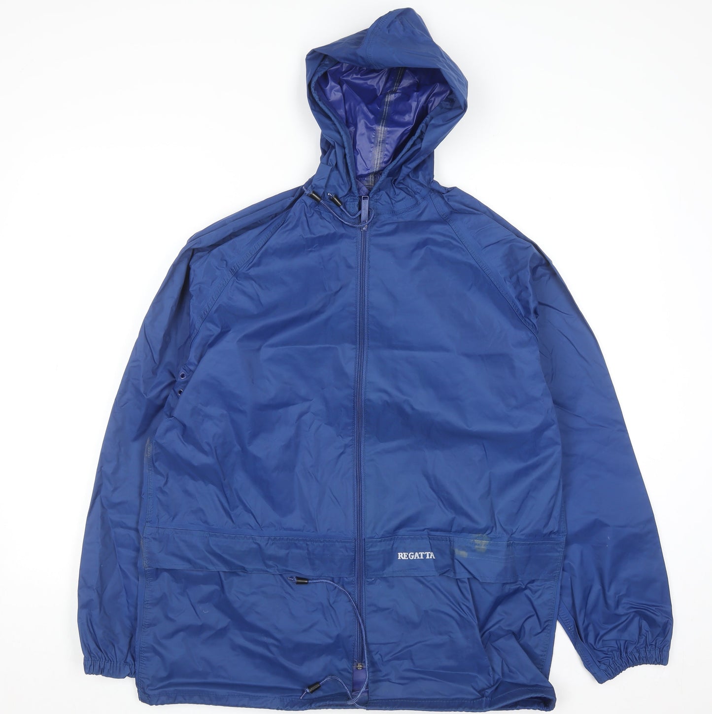 Regatta Men's Blue Waterproof Hooded Rain Jacket S
