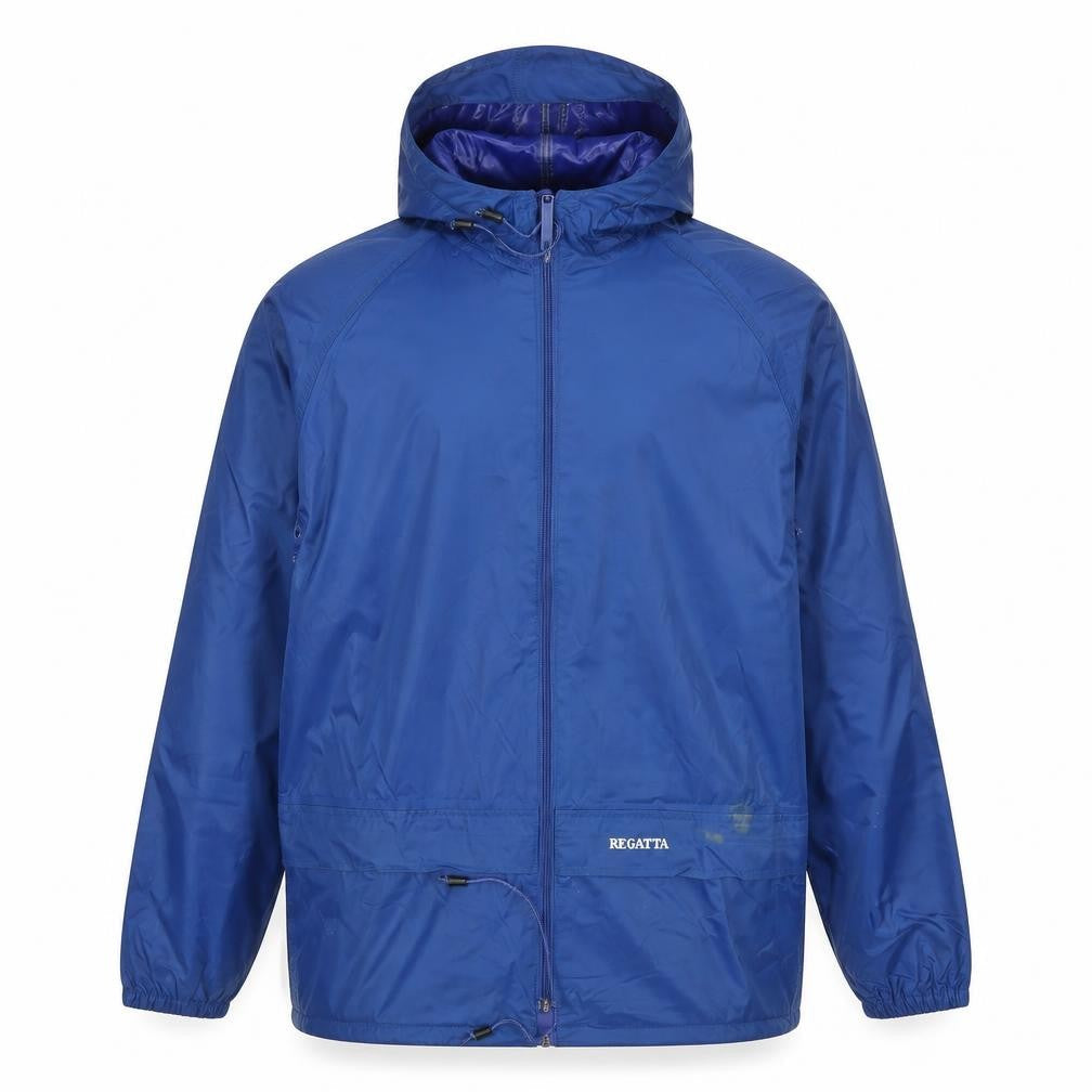 Regatta Men's Blue Waterproof Hooded Rain Jacket S