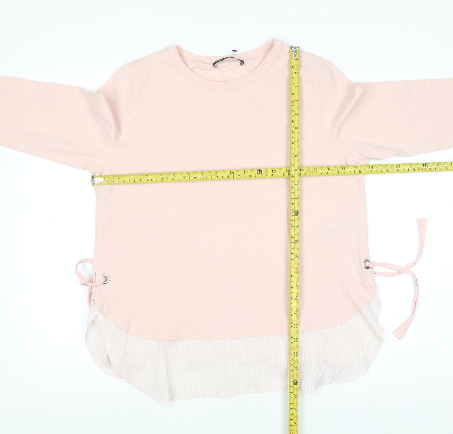 Marks and Spencer Women’s Pink Long Sleeve Crew Neck Blouse Size 14