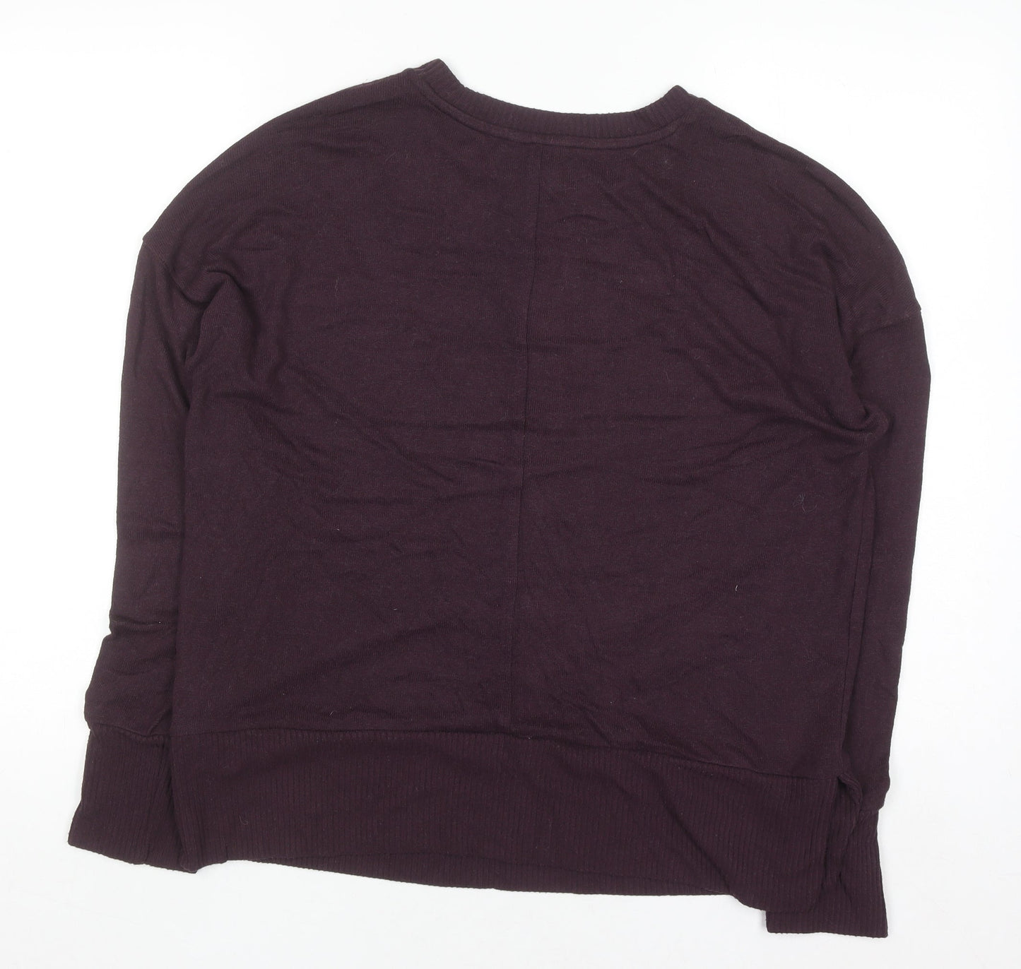 Next Men's Purple Crew Neck Pullover Jumper Size M