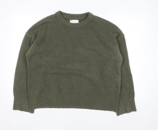 ASOS DESIGN Women’s Green Crew Neck Knit Jumper Size S