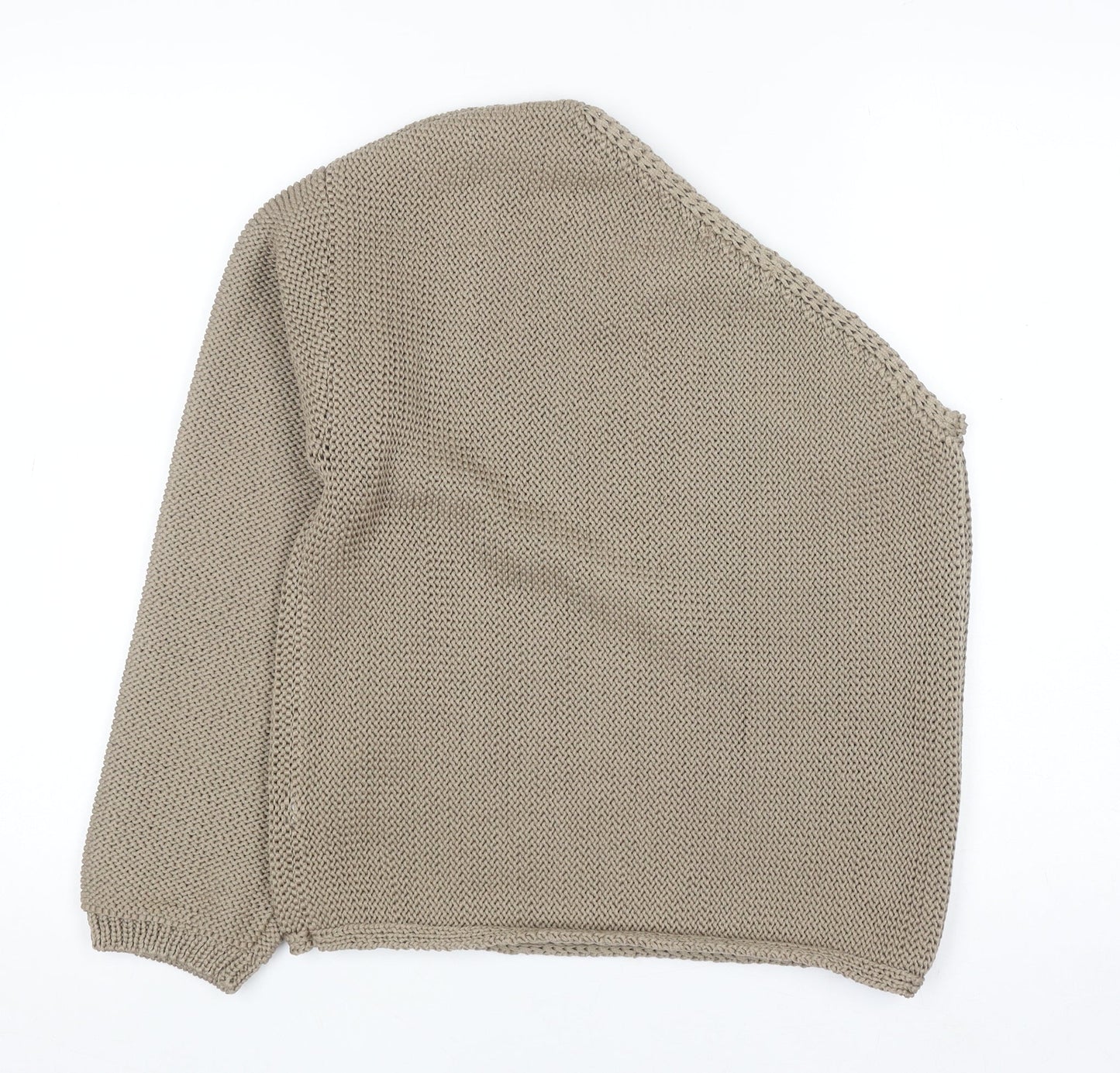 Marks and Spencer Women’s Beige Knit Pullover Jumper Medium