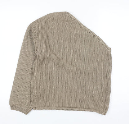 Marks & Spencer Women’s Beige Knit Pullover Jumper Medium