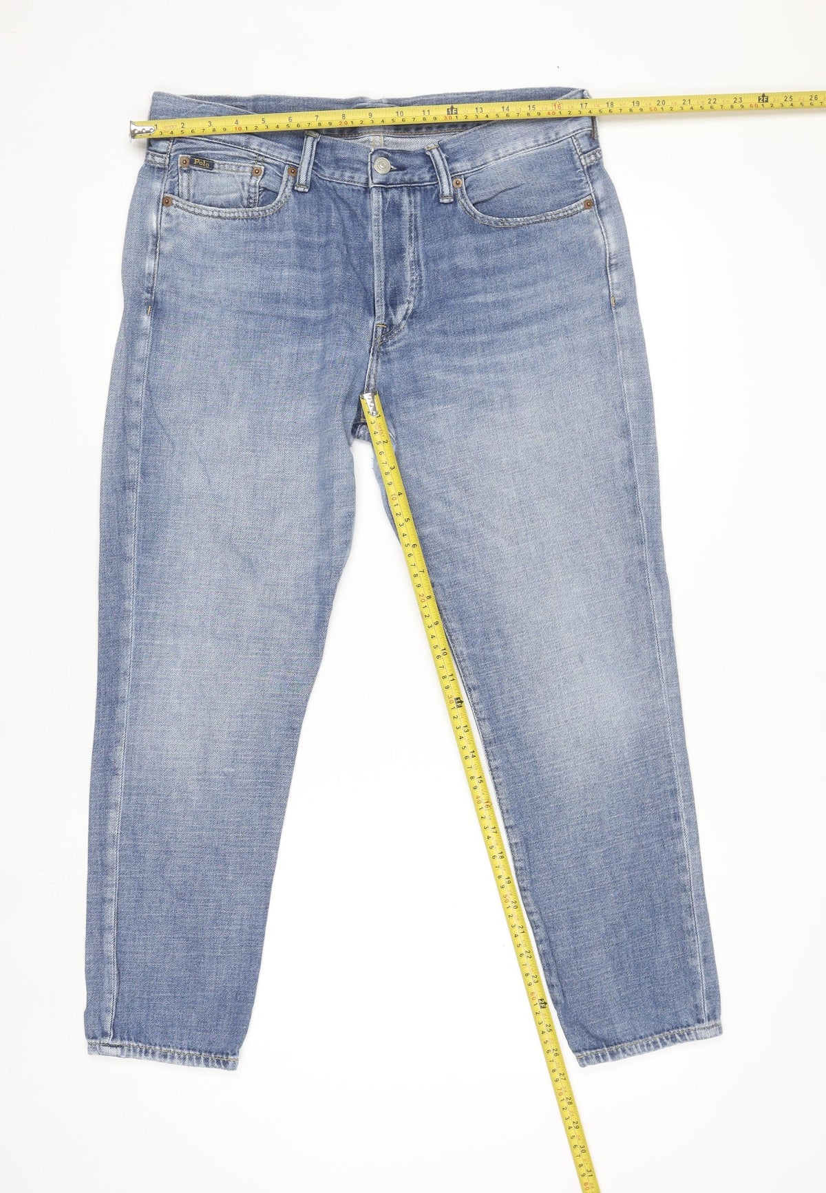 Polo Women’s Blue Denim Straight Leg Jeans Size 29R Cotton