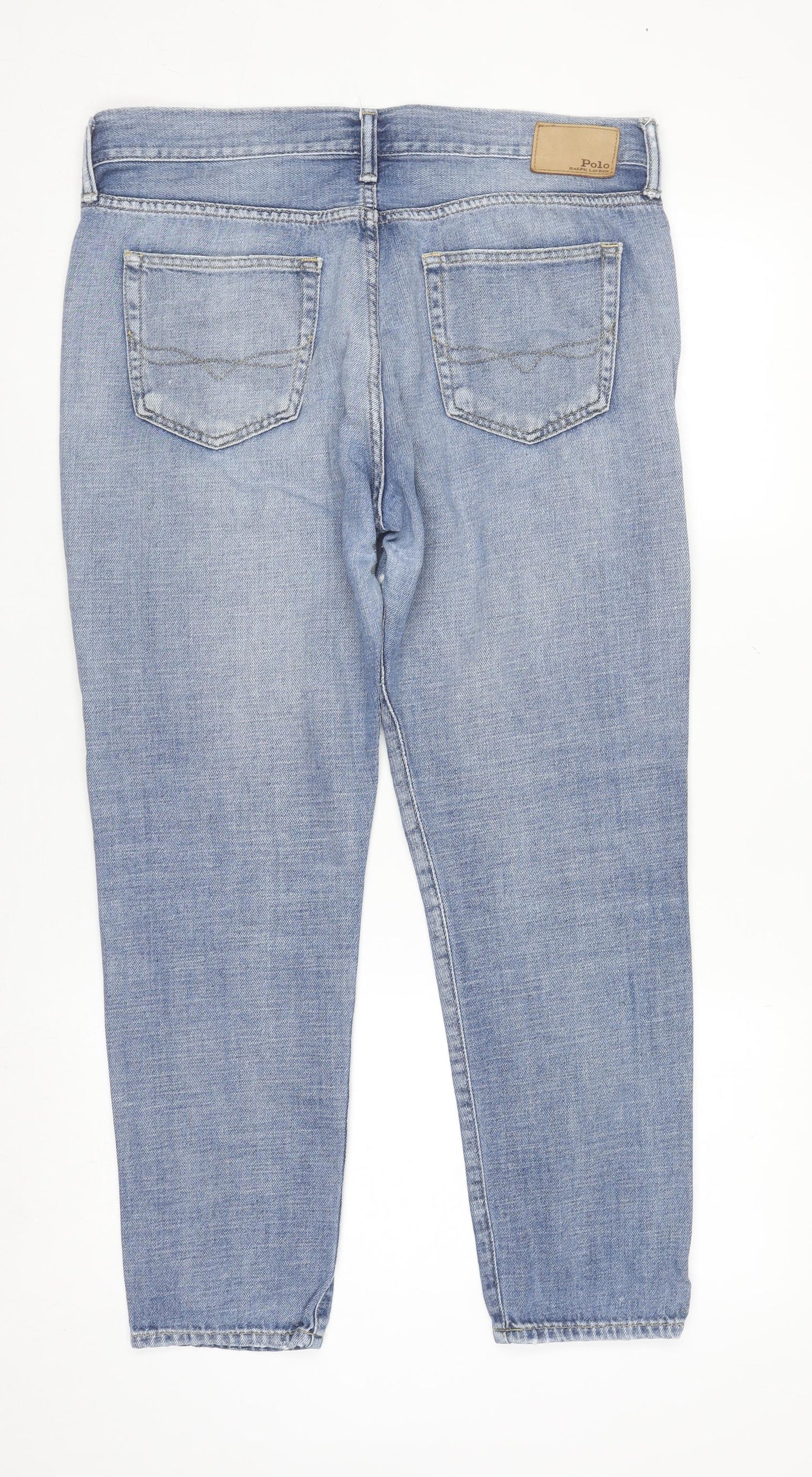 Polo Women’s Blue Denim Straight Leg Jeans Size 29R Cotton