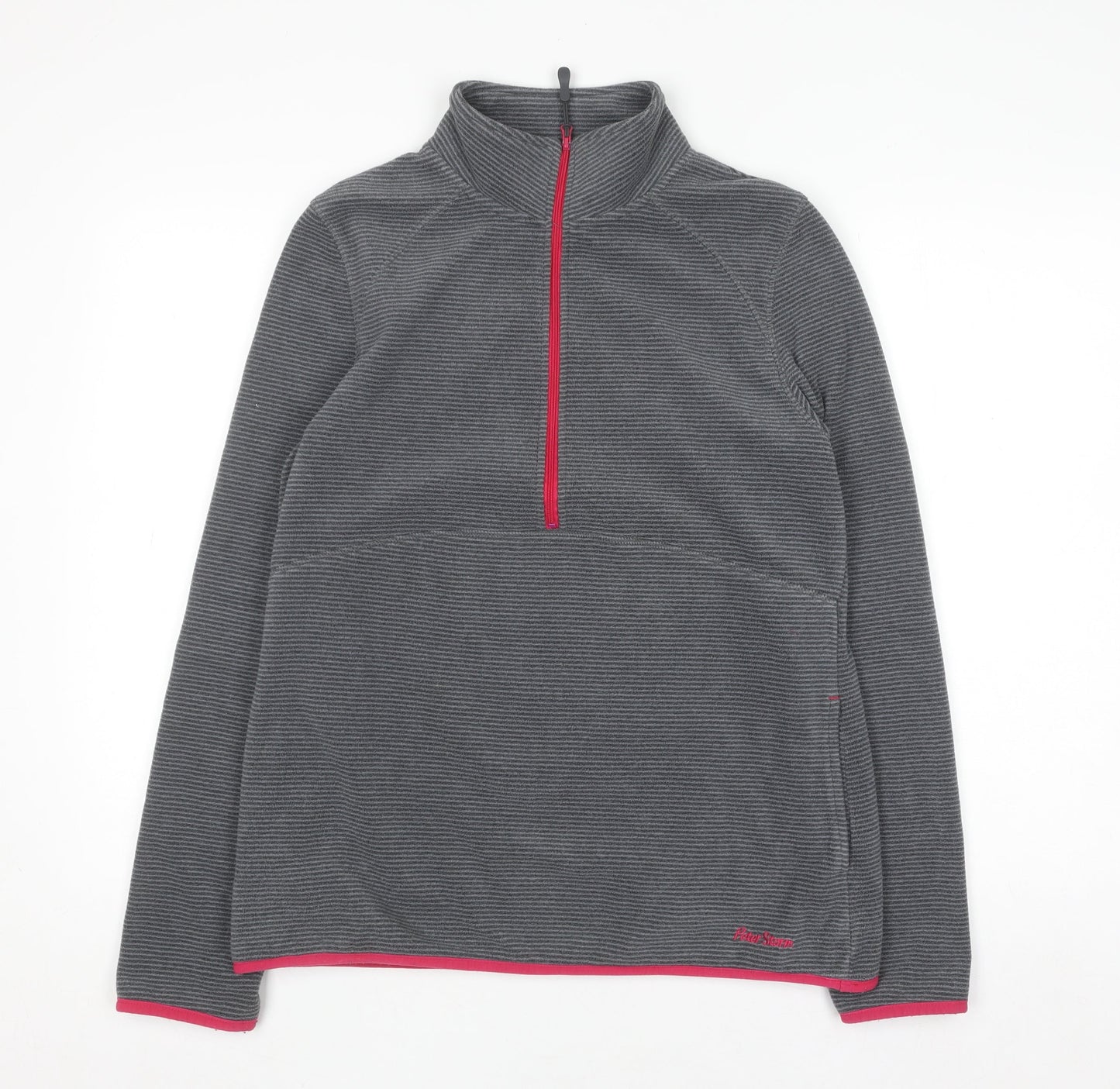 Peter Storm Women's Grey 1/2 Zip Fleece Pullover Size 14