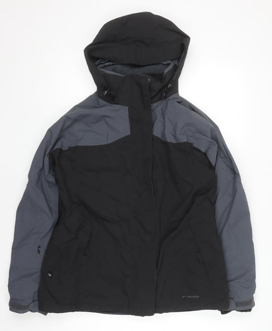 Mountainlife Women's Black Size 14 Hooded Ski Jacket