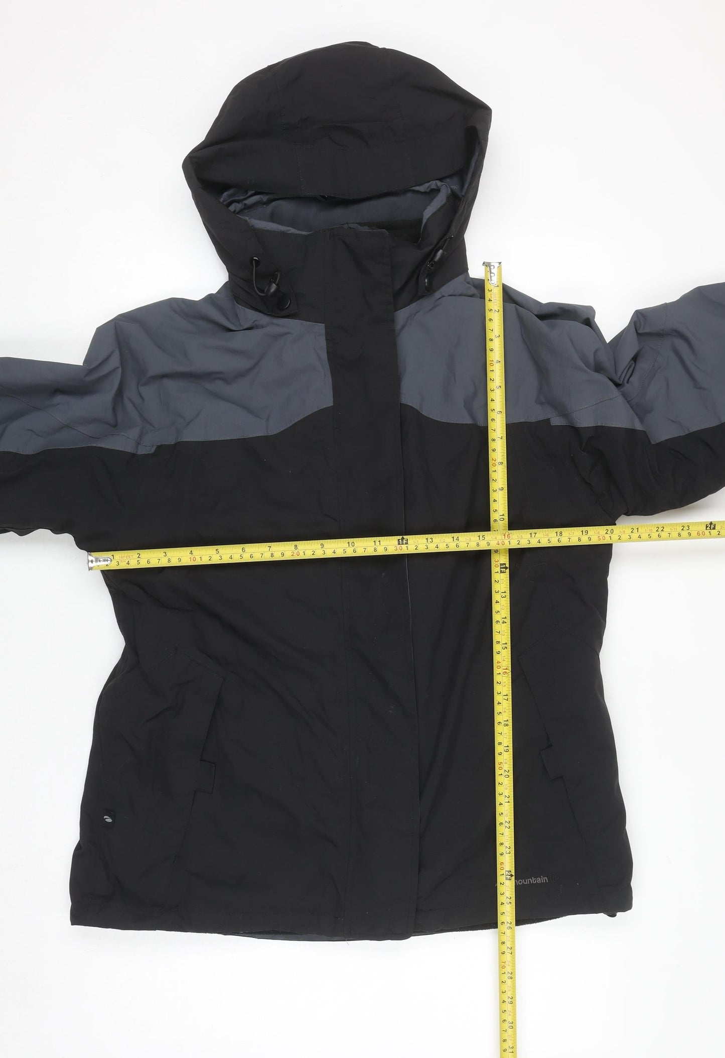 Mountainlife Women's Black Size 14 Hooded Ski Jacket
