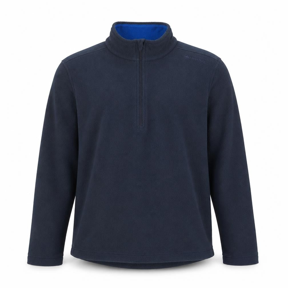 Decathlon Men’s Blue Fleece 1/4 Zip Pullover Sweatshirt Size M