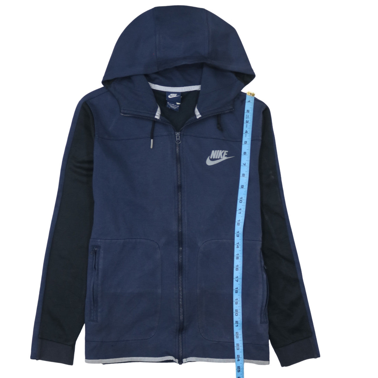 Nike Men's Blue Full Zip Hoodie Jacket Size M Sportswear