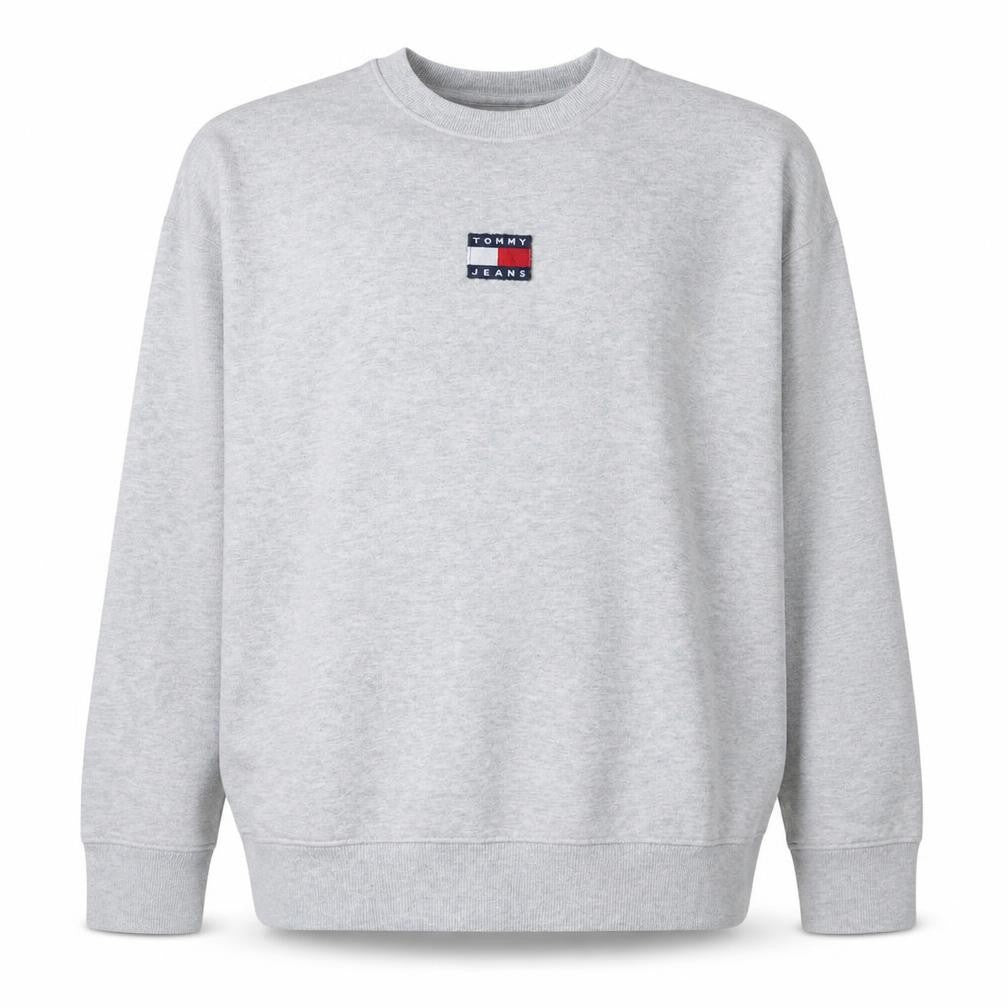 Tommy Jeans Men's Grey XL Crew Neck Pullover Sweatshirt