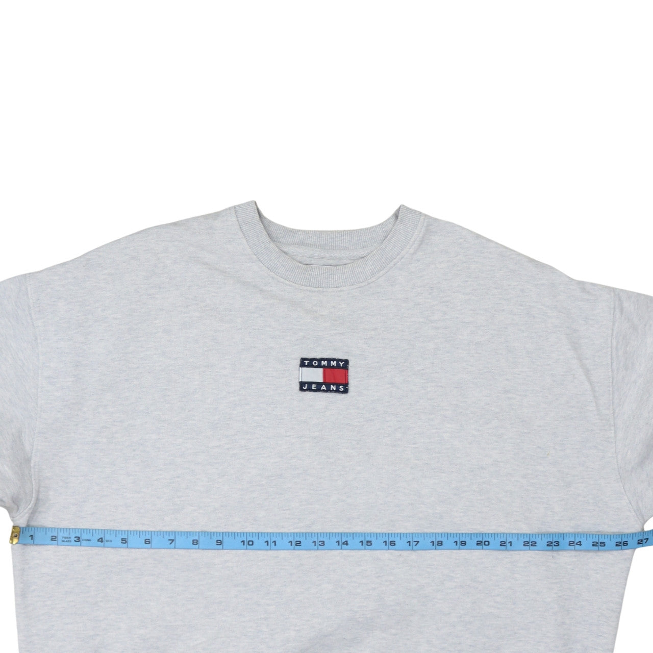 Tommy Jeans Men's Grey XL Crew Neck Pullover Sweatshirt