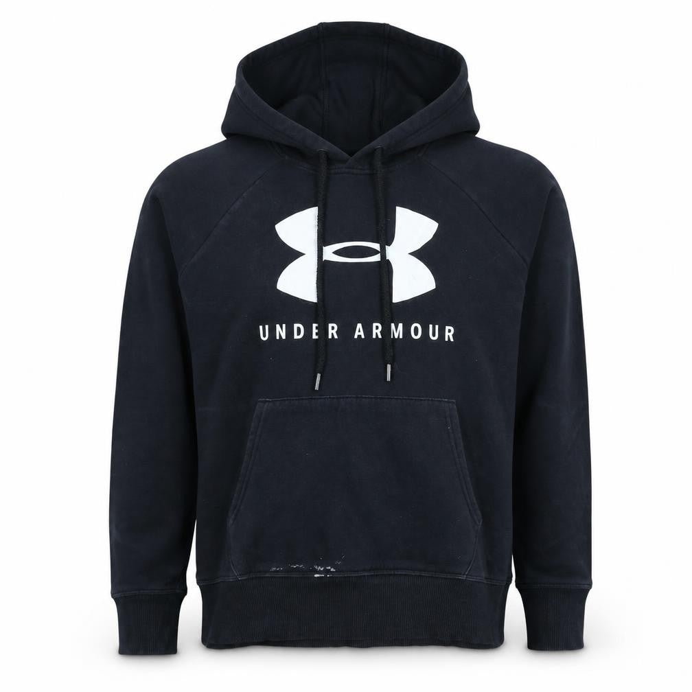 Under Armour Men's Black Small Logo Pullover Hoodie