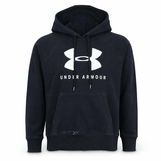 Under Armour Men's Black Small Logo Pullover Hoodie