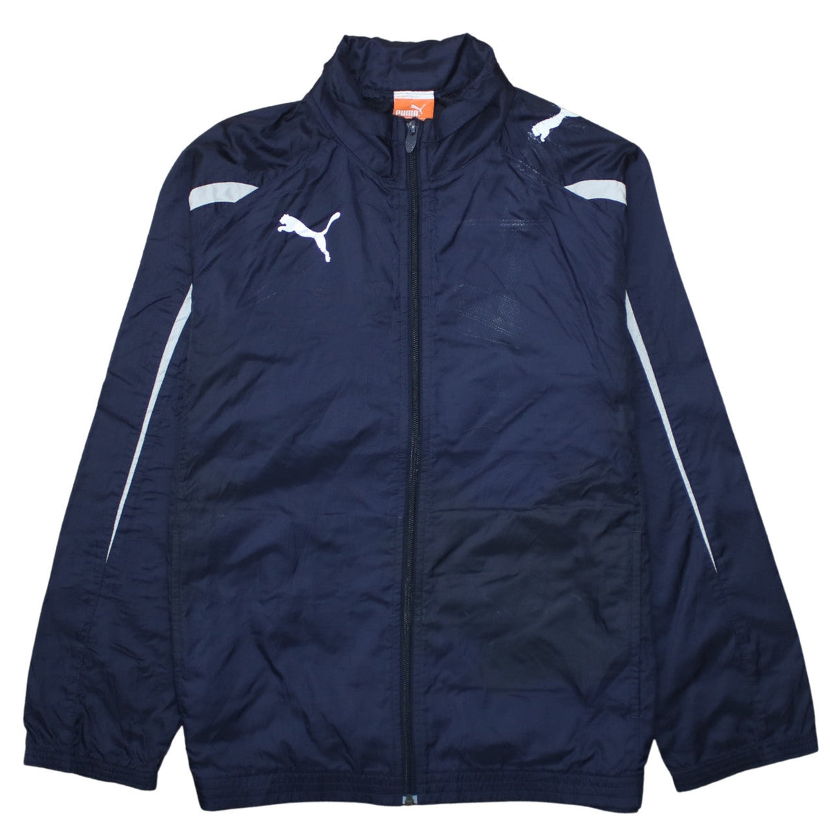 Puma Boys Blue Full Zip Lightweight Track Jacket Size 14 Years