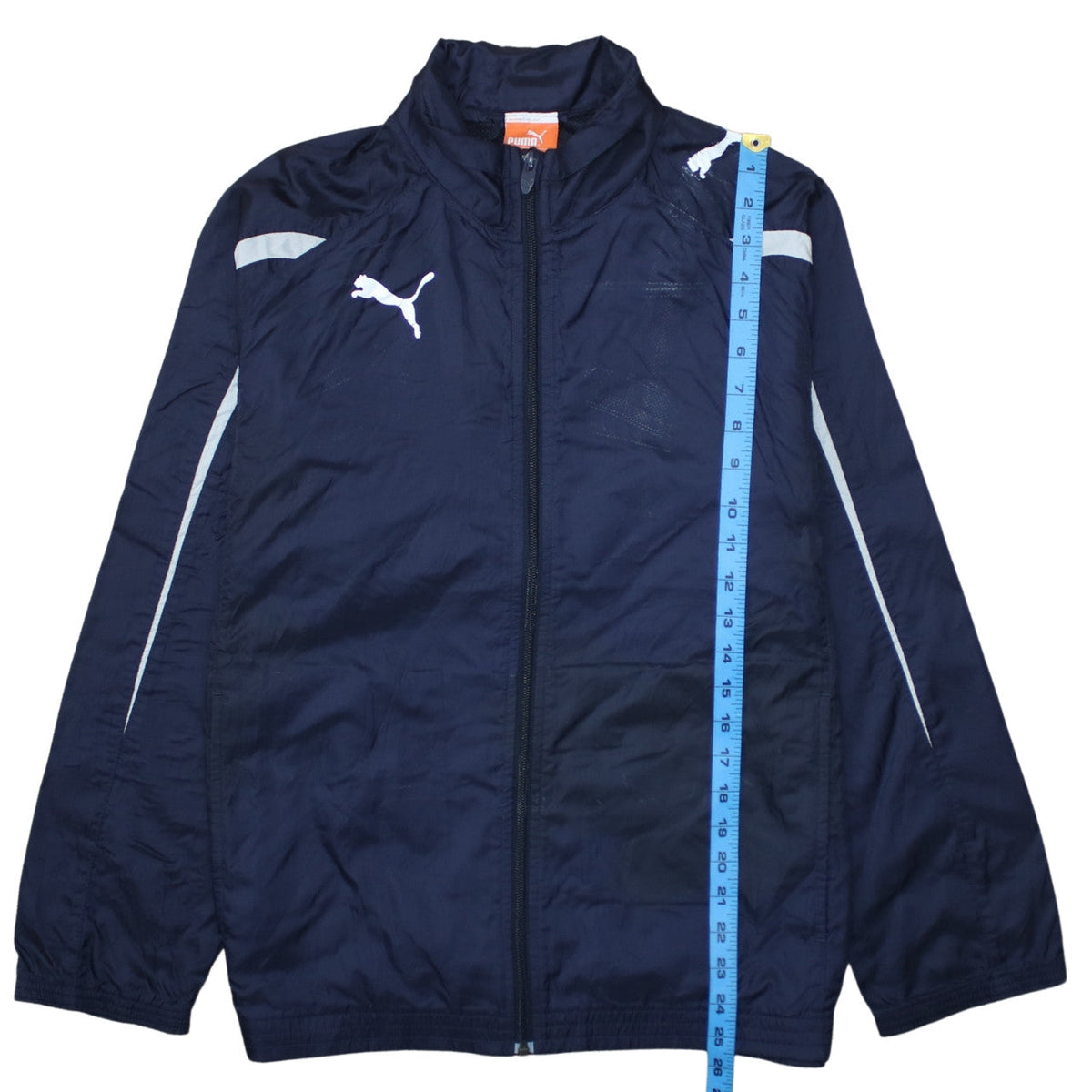 Puma Boys Blue Full Zip Lightweight Track Jacket Size 14 Years