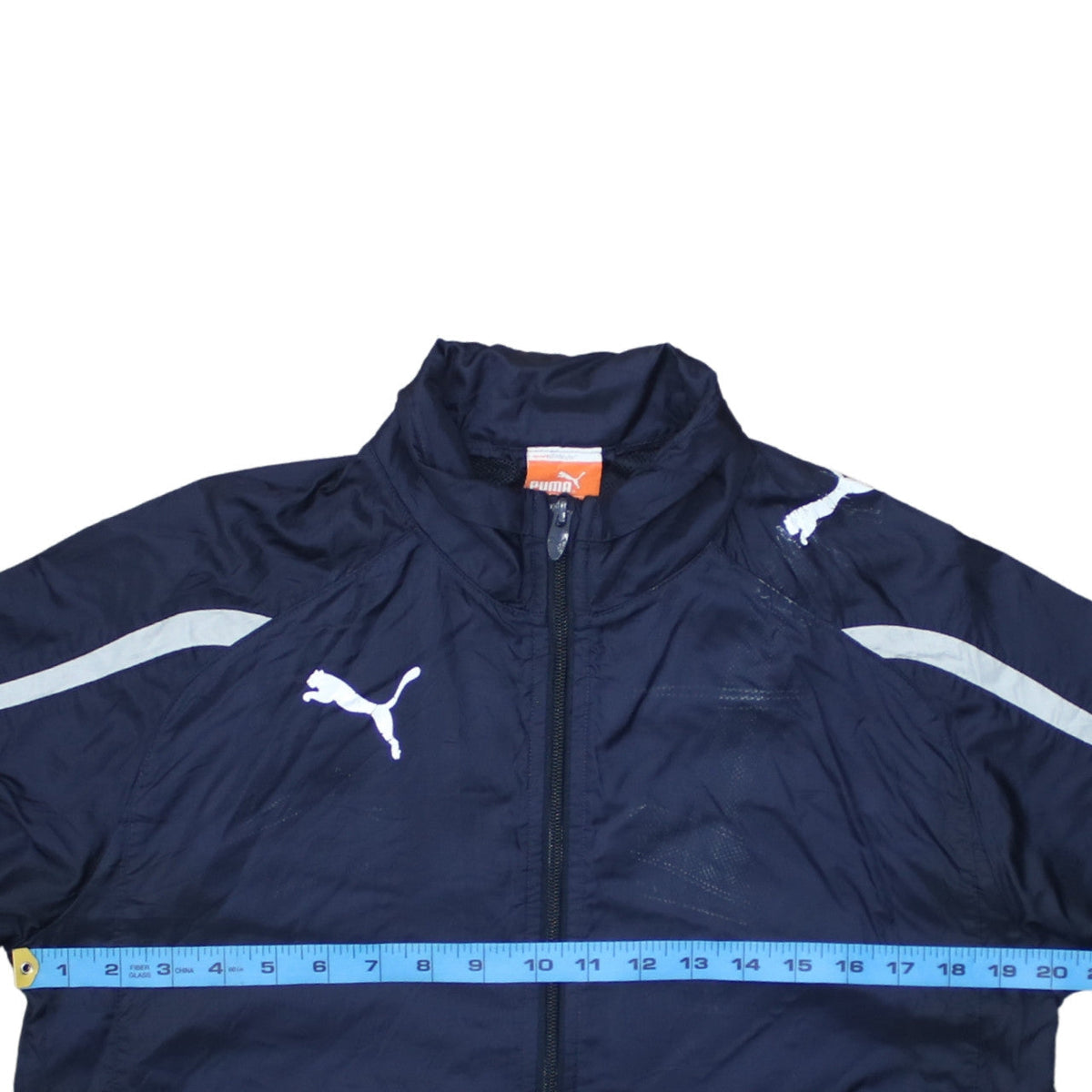 Puma Boys Blue Full Zip Lightweight Track Jacket Size 14 Years