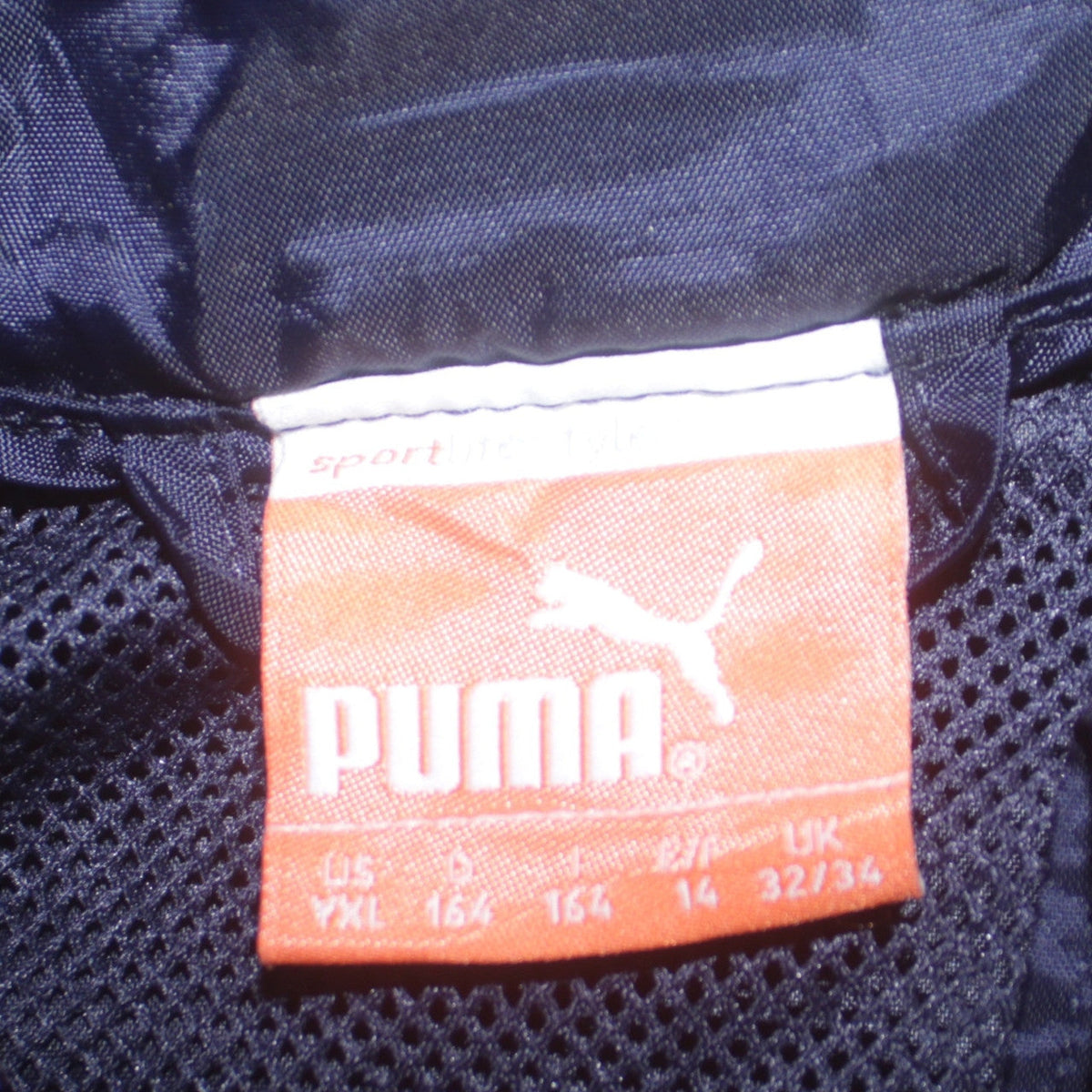 Puma Boys Blue Full Zip Lightweight Track Jacket Size 14 Years