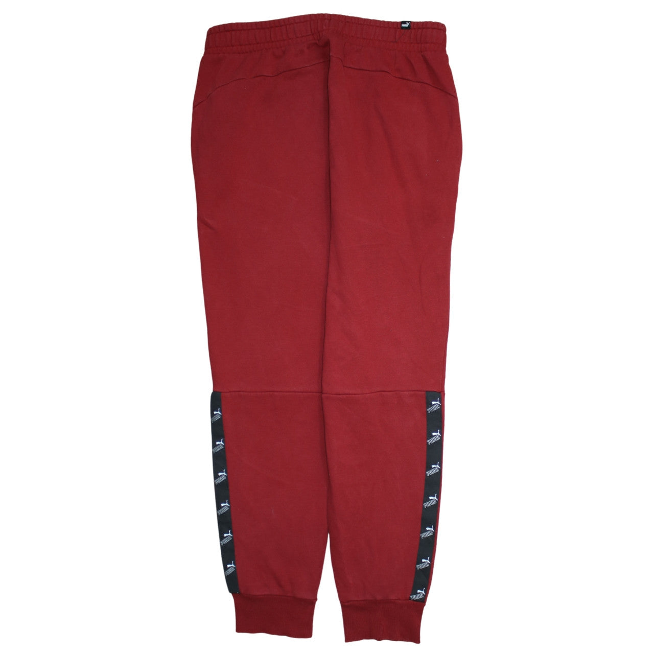 Puma Mens Red Jogger Sweatpants L Regular Fit Fleece Activewear Trousers