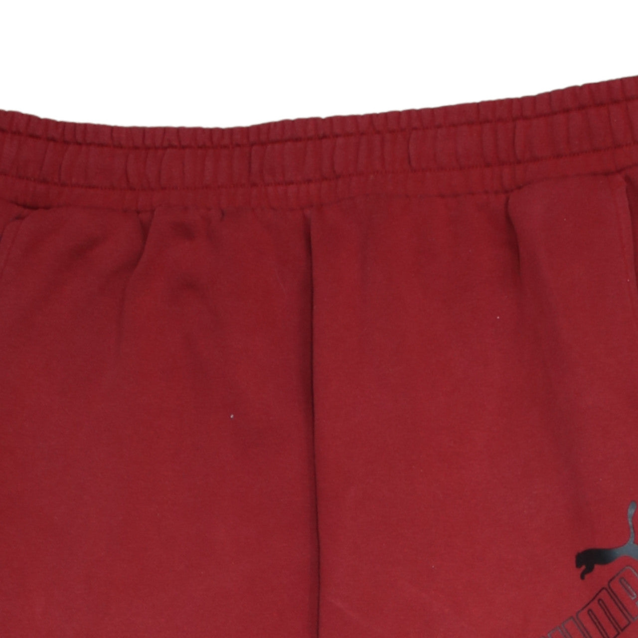 Puma Mens Red Jogger Sweatpants L Regular Fit Fleece Activewear Trousers