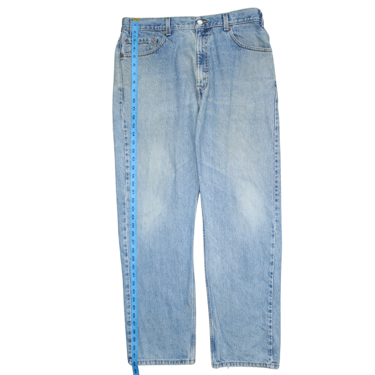 Levi's 505 Men's Blue 36x30 Regular Fit Straight Leg Denim Jeans