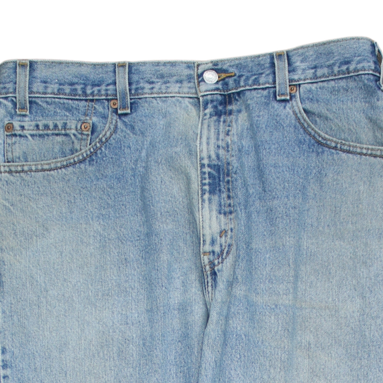 Levi's 505 Men's Blue 36x30 Regular Fit Straight Leg Denim Jeans