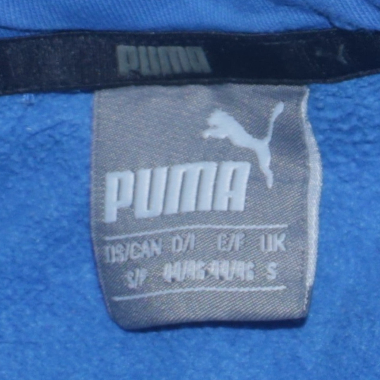 Puma Men's Blue Hooded Pullover Sweatshirt S Regular Fit