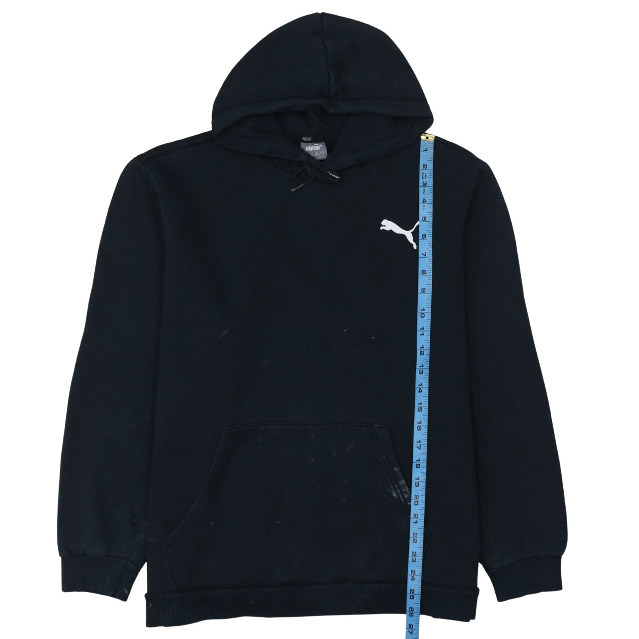Puma Mens Black 2XL Pullover Hoodie Fleece Sportswear