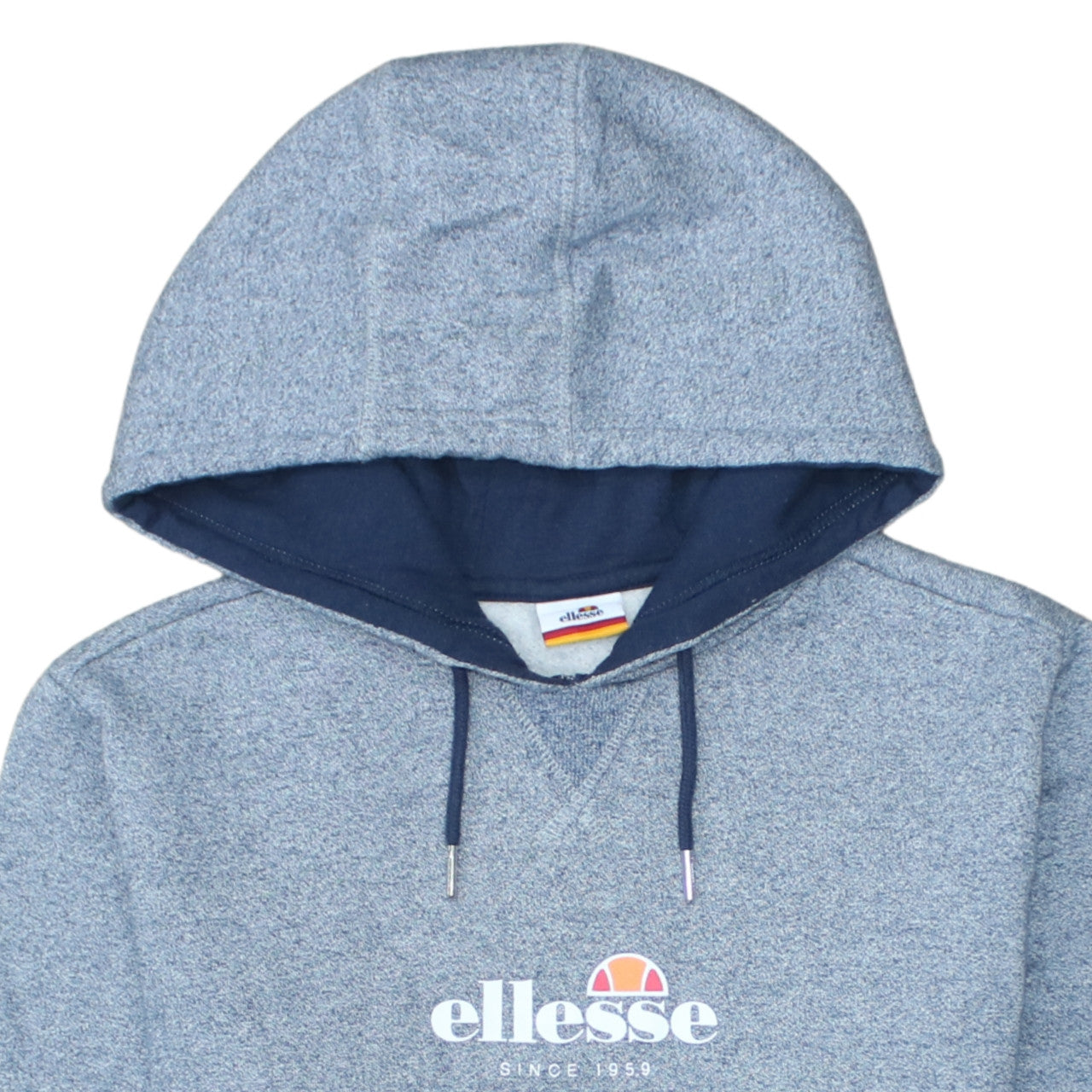 Ellesse Men Blue XS Pullover Hoodie Logo Fleece Sweatshirt