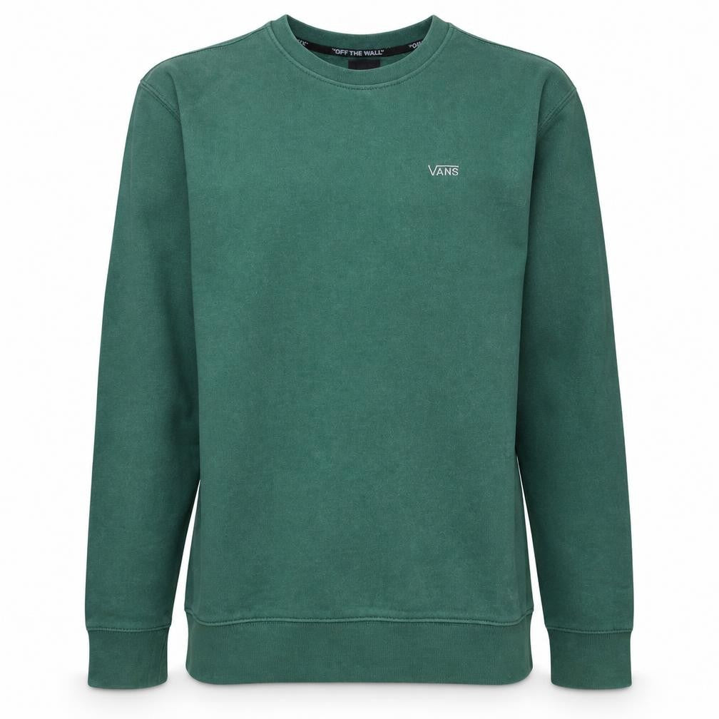 Vans Men's Green Small Pullover Crew Neck Sweatshirt
