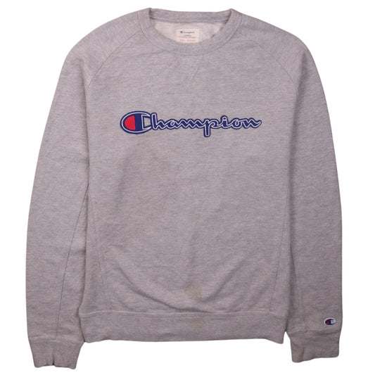 Champion Men's Grey Medium Crew Neck Pullover Sweatshirt