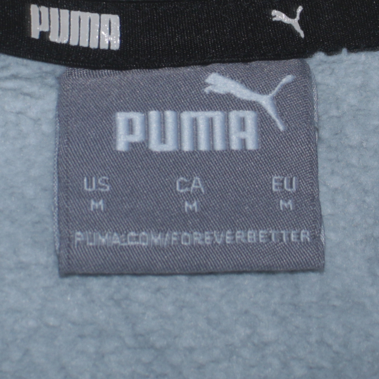 Puma Men's Grey Logo Crew Neck Sweatshirt Size M Regular Fit