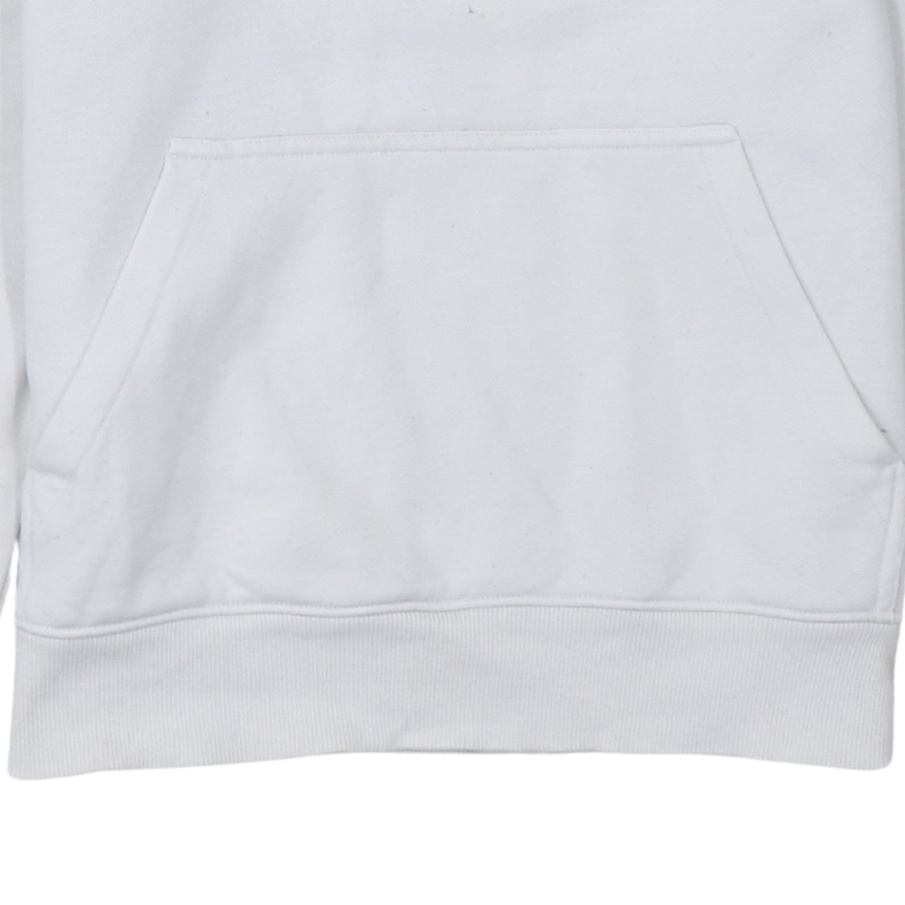 Calvin Klein Jeans Men's White Pullover Hoodie Size S Logo Sleeve