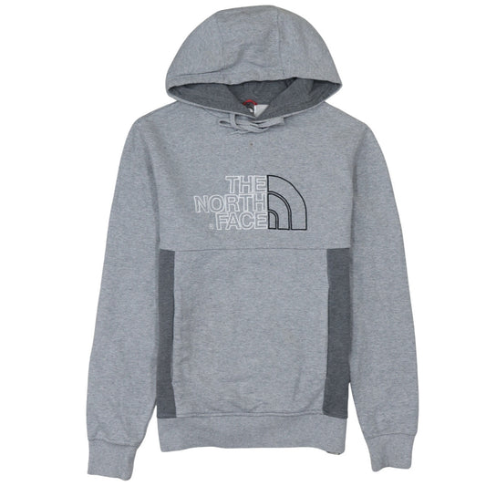The North Face Men’s Grey Pullover Hoodie S Regular Fit Embroidered Logo