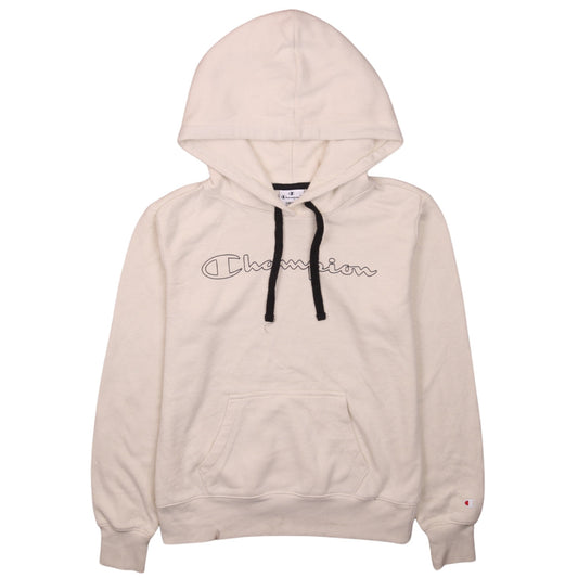 Champion Womens Beige Small Pullover Hoodie Sweatshirt
