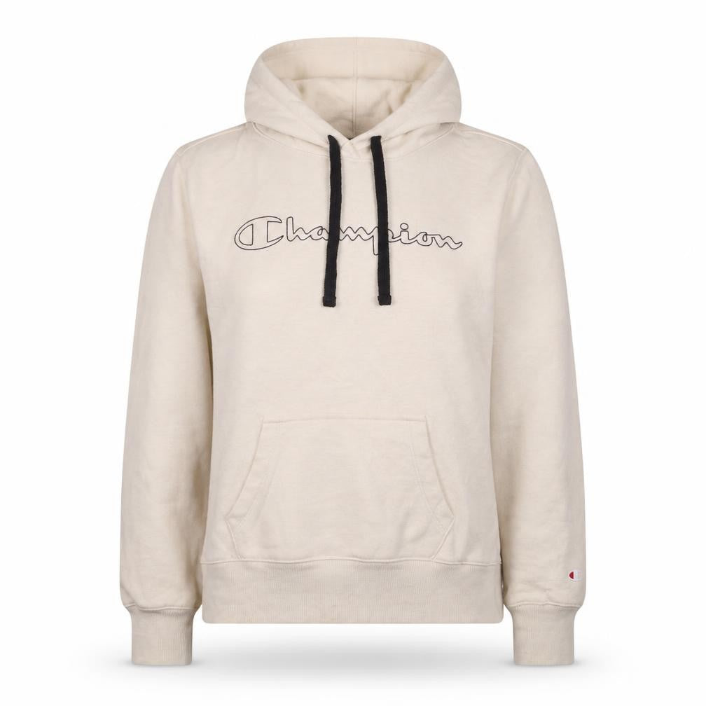 Champion Womens Beige Small Pullover Hoodie Sweatshirt