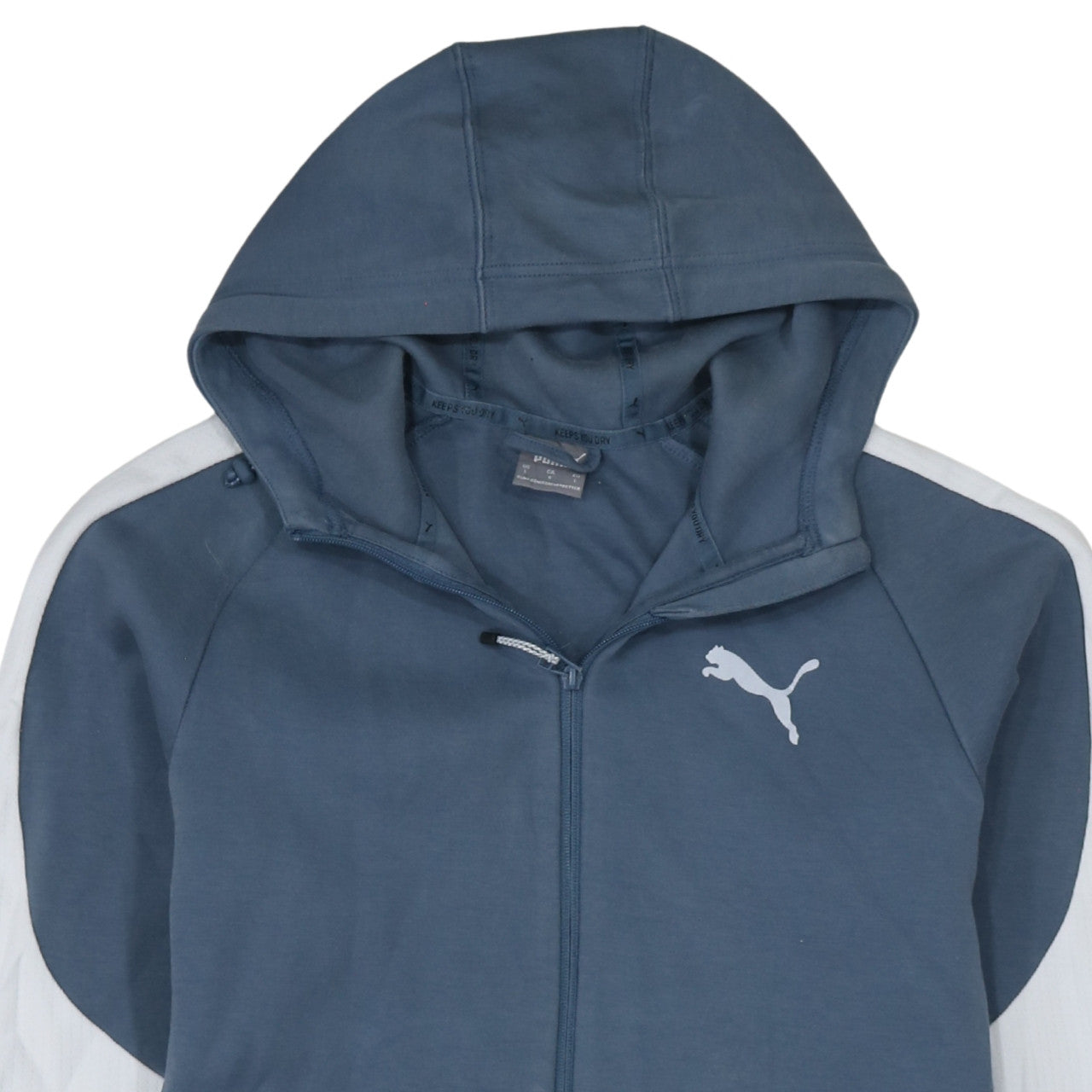 Puma Men’s Blue Full Zip Hoodie Jacket L Sportswear