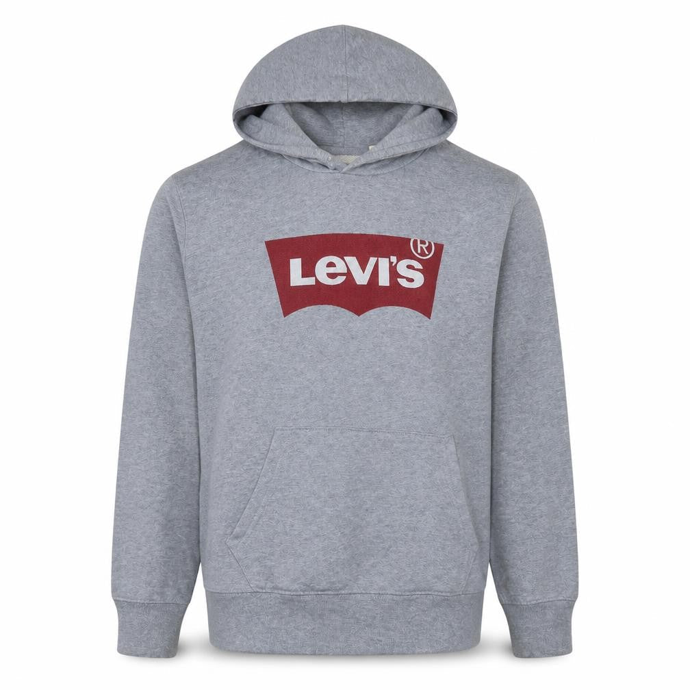 Levi's Men's Grey Graphic Logo Pullover Hoodie Size S